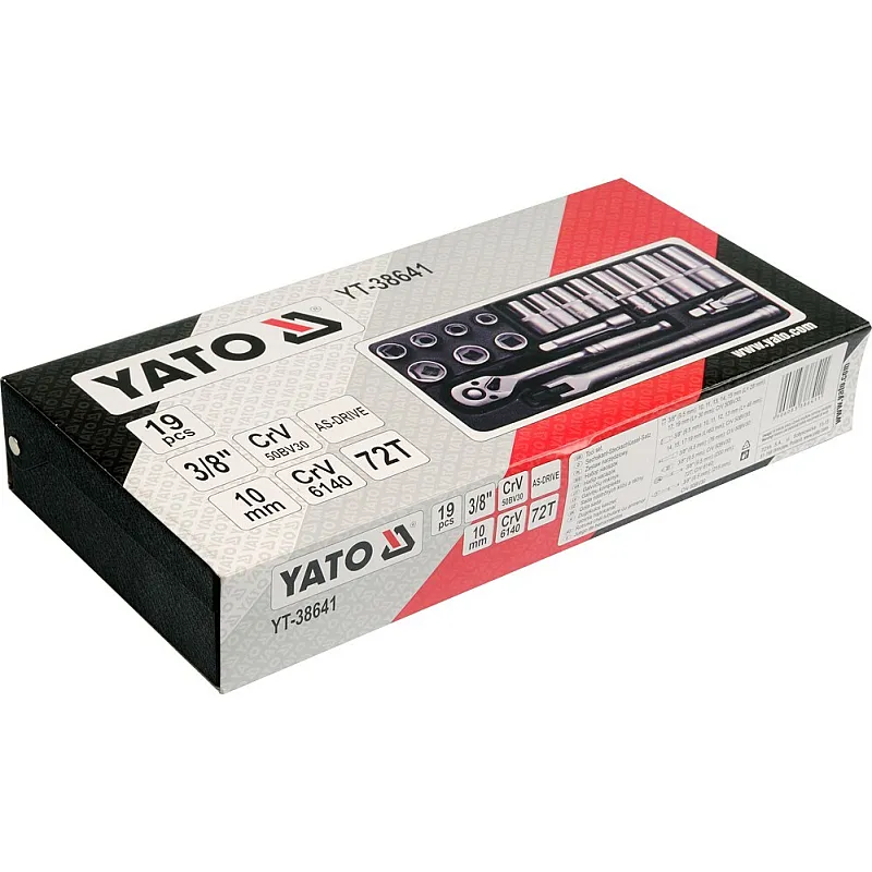 Набір торцевих головок Yato YT-38641 фото