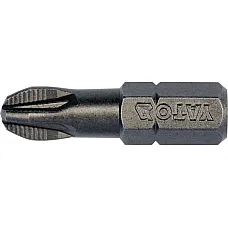 Насадка отверточная Yato Pozidriv РZ3x25мм 1/4" (YT-04722)