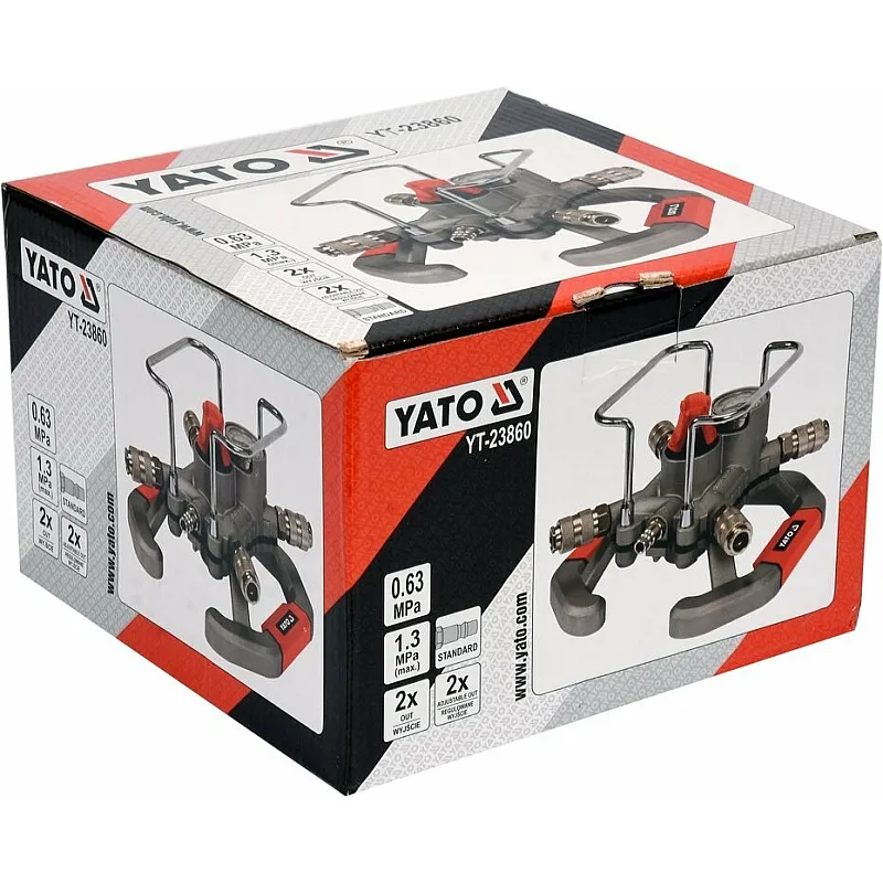 Пневматичний розподільник повітря Yato YT-23860 фото