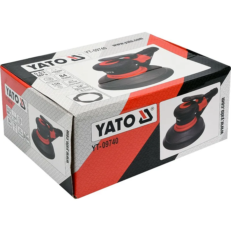 Пневмошліфмашинка ексцентрикова Yato YT-09740 фото