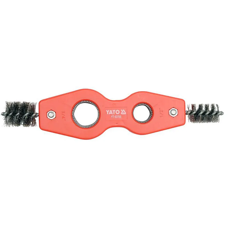 Щітка для внутрішнього та зовнішнього очищення труб Yato 15/22 мм (YT-63705) фото
