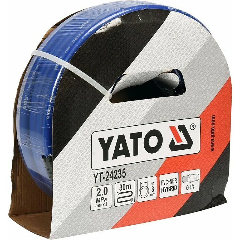 Шланг пневматичний гібридний Yato 8.0 мм x 30 м (YT-24235) фото