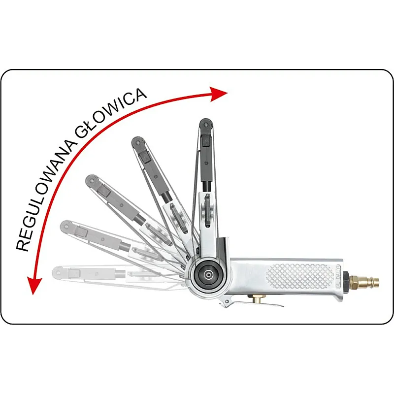 Шліфмашина пневматична стрічкова Yato YT-09741 фото