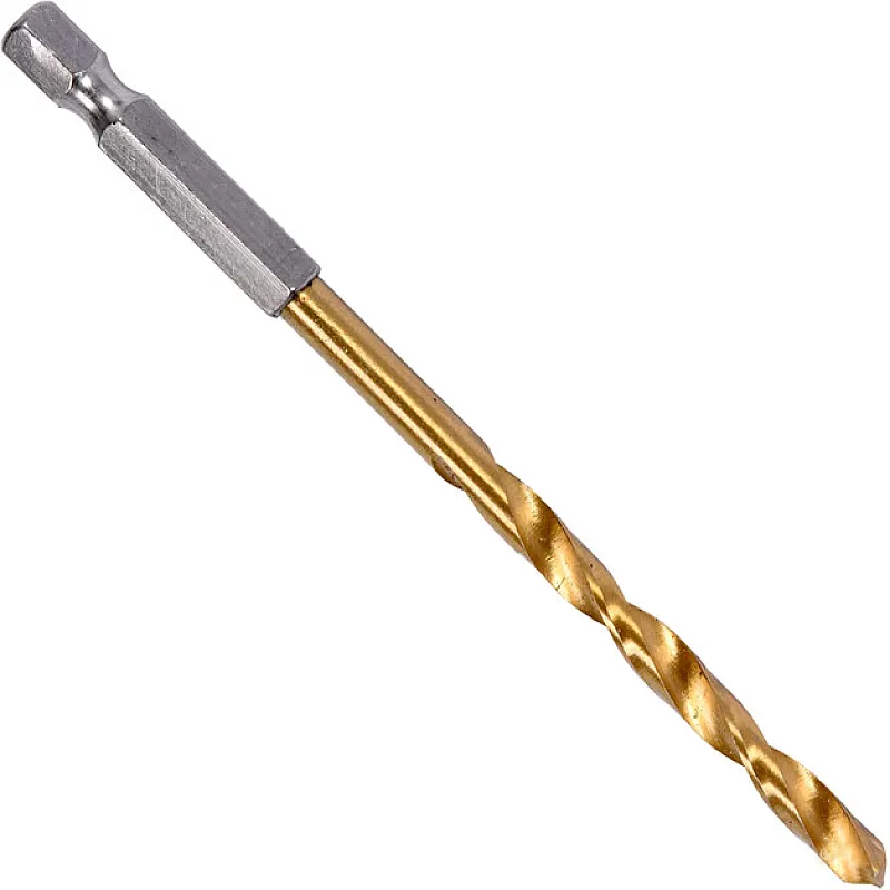 Сверло по металлу YATO HSS-TIN, HEX-1/4, 6.5х121 мм (YT-44765) фото