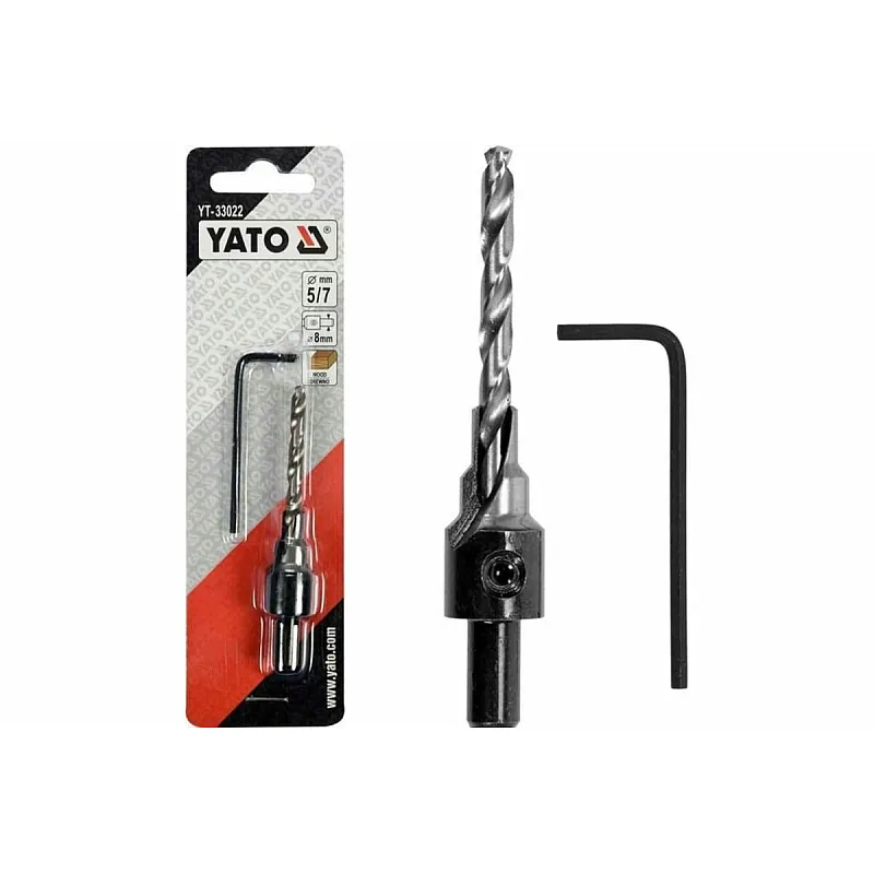 Сверло под конфирмат YATO 5-7 мм (YT-33022) фото