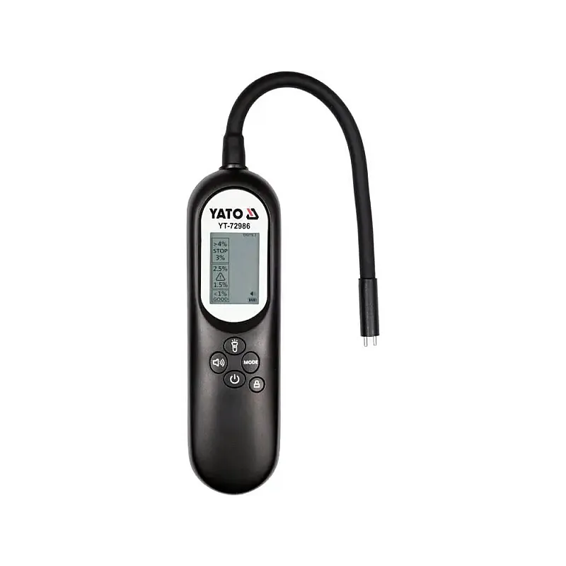 Тестер гальмівної рідини Yato з LCD дисплеєм та звуковим сигналом (YT-72986) фото