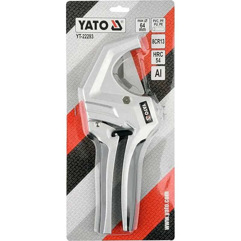 Труборіз для труб ПВХ Yato 64 мм (YT-22293) фото