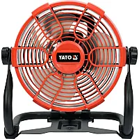 Вентилятор напольный гибридный YATO YT-82933 23 см без АКБ
