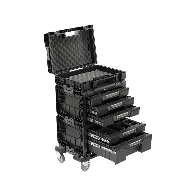 Ящики для інструментів на візку Yato S12, P05T2T341G2, 4 шт. (YT-09191) фото