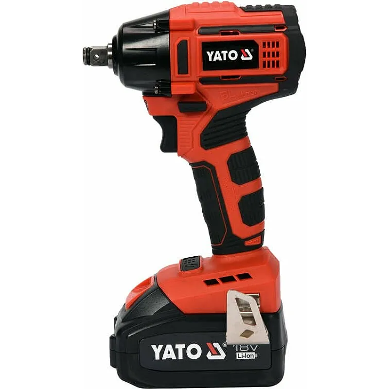 Аккумуляторный бесщеточный гайковерт Yato YT-82802 фото