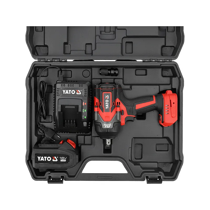 Аккумуляторный гайковерт ударный Yato (YT-828071) фото