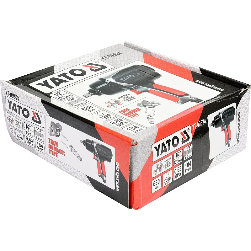 Гайковерт пневматичний ударний Yato YT-09524 фото