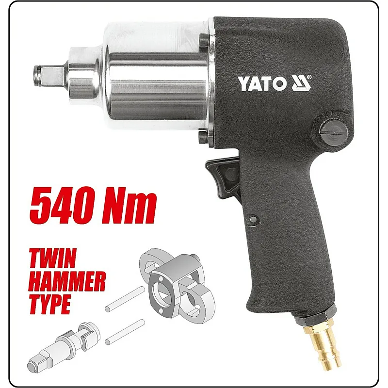 Гайковерт пневматичний ударний Yato YT-0952 фото