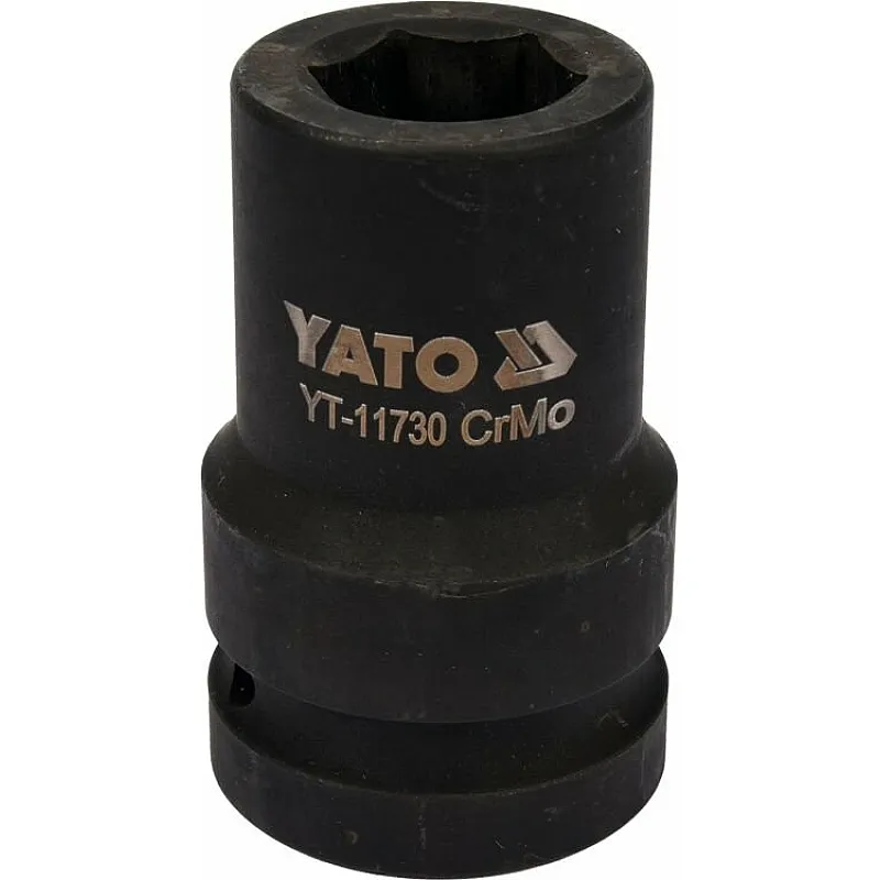 Головка торцева ударна Yato Cr-Mo 24х80 мм, 6-гранна (YT-11730) фото