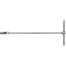 Ключ Т-подібний Yato з торцевою головкою М10 на кардані 180х450 мм (YT-15275)