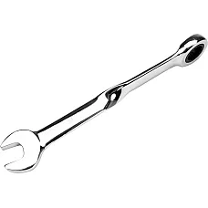 Ключ рожково-накидной с трещоткой Yato крученый 16x228мм (YT-01878)