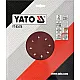 Круг шлифовальный с липучкой Yato YT-83476 для YT-82340 и YT-82350 (диам. 225 мм, Р180) фото