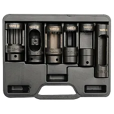 Набір насадок для дизельних форсунок Yato 1/2", 6 шт. (YT-0622)