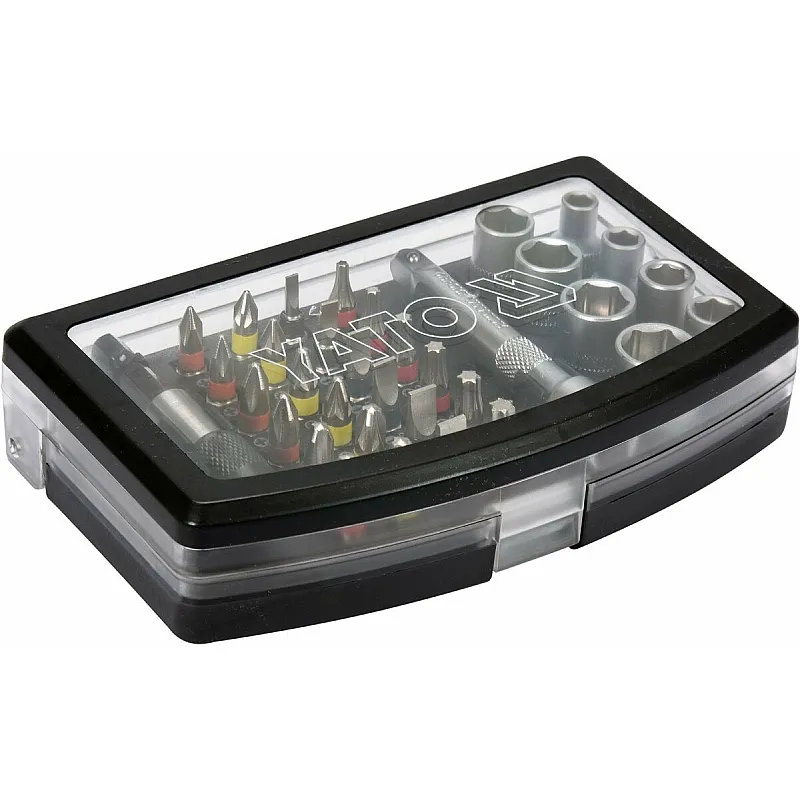 Набір викруткових насадок YATO 1/4 34 шт (YT-04623) фото