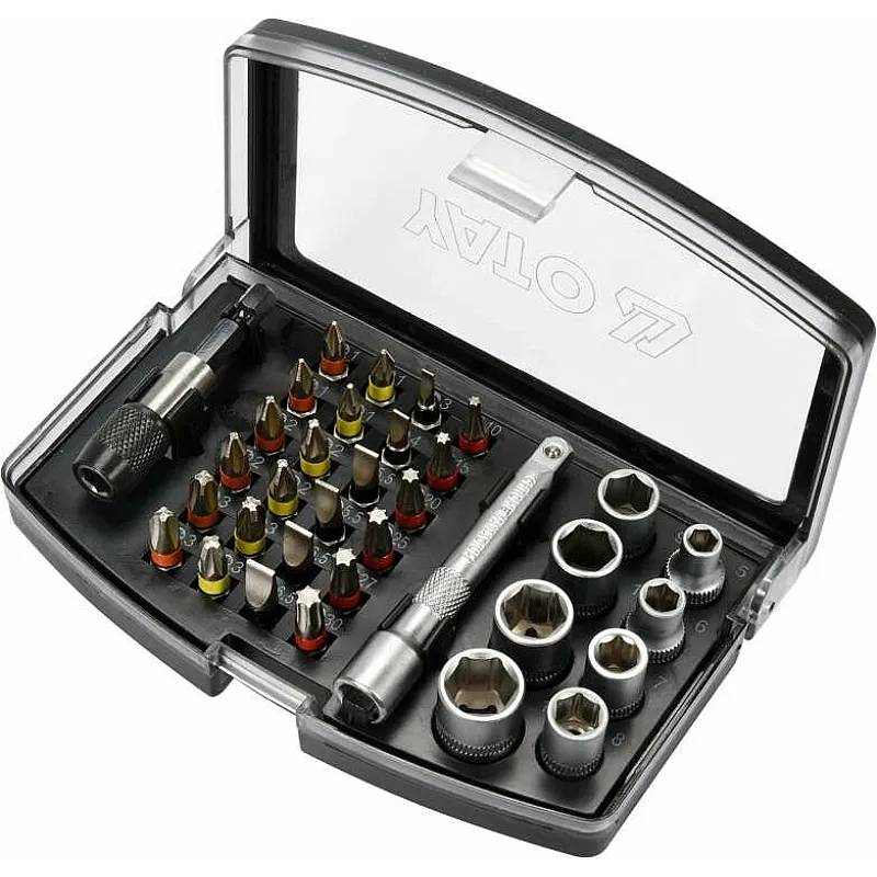 Набір викруткових насадок YATO 1/4 34 шт (YT-04623) фото