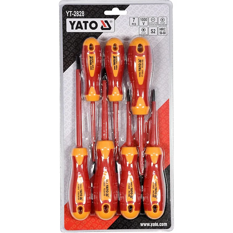 Набір викруток діелектричних Yato YT-2828 фото