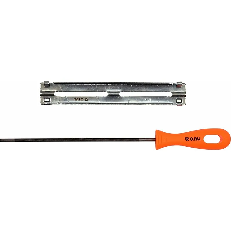 Напрямна з напилком для заточування ланок ланцюгів Yato 4.8х250 мм (YT-85032) фото