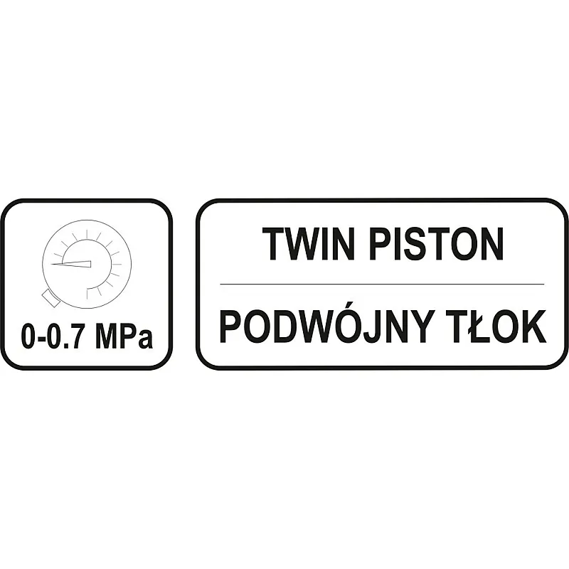 Насос подвійний ножний Yato YT-7350 фото