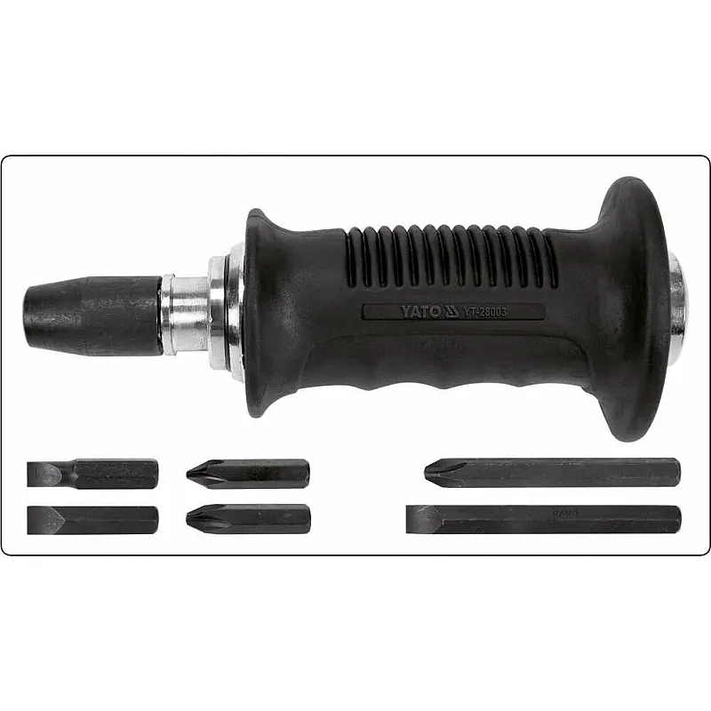 Викрутка реверсивна ударна YATO 175 мм (YT-28003) фото