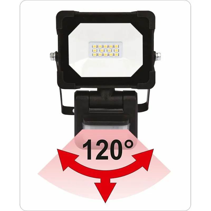 Прожектор із SMD-діодним випромінювачем та датчиком руху Yato YT-81827 фото