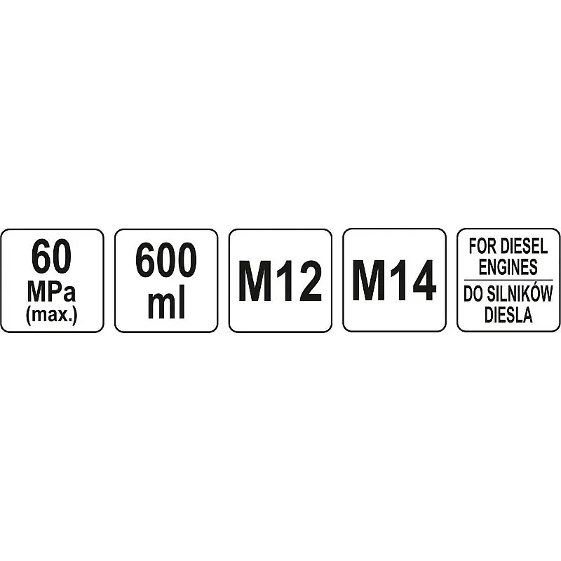 Тестер діагностичний форсунок у дизельних двигунах Yato (YT-72963) фото