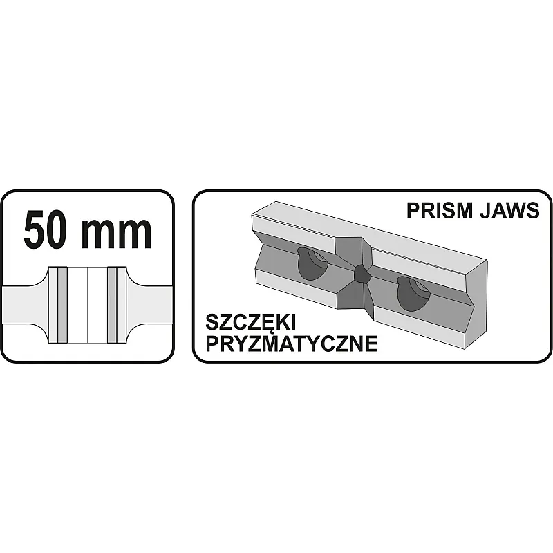 Тиски для верстатів Yato 110х50х30 мм (YT-65071) фото