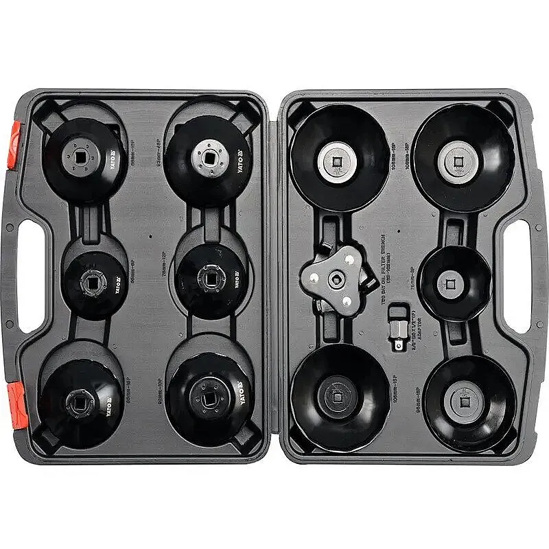 Торцеві головки до масляних фільтрів двигуна Yato, 13 шт (YT-0594) фото