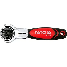 Трещотка Yato 1/4" 115 мм 72T оборотная головка (YT-03311)