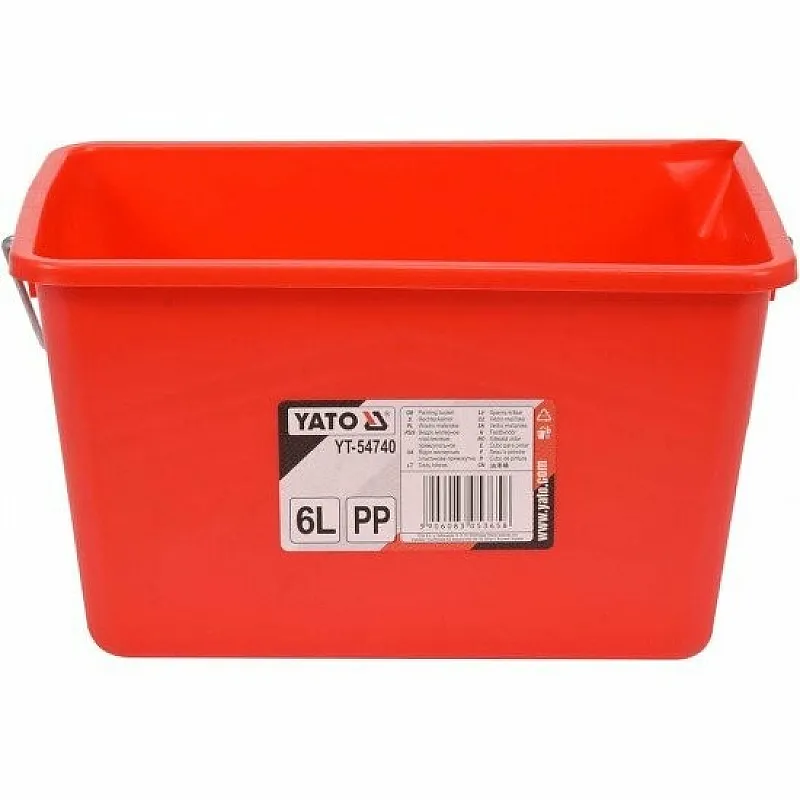 Відро для малярських робіт Yato 6 л, пластикове (YT-54740) фото