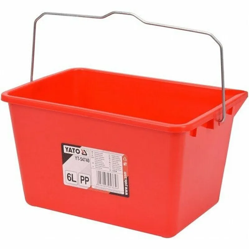 Відро для малярських робіт Yato 6 л, пластикове (YT-54740) фото