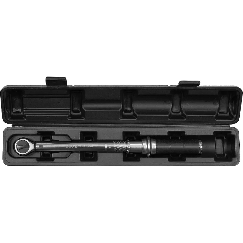 Динамометрический ключ YATO квадрат 1/2, F= 10- 60 Нм, L= 260-385 мм (YT-07740) фото