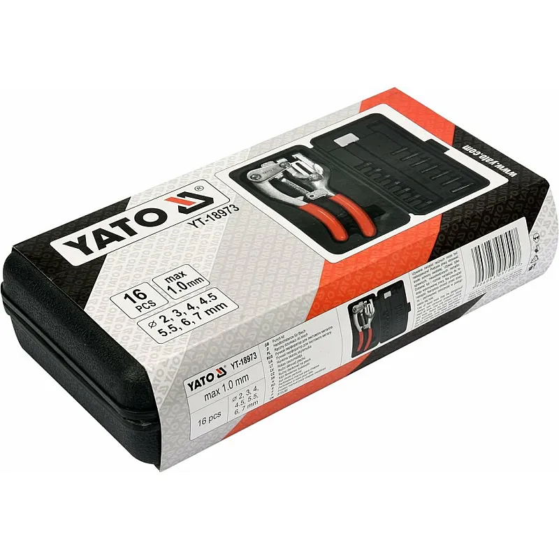 Дирокол для проколювання отворів Yato YT-18973 фото