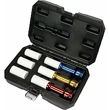 Головки торцеві ударні 6-гр. Yato для алюмінієвих дисків 17х19х21х150 мм, 6 шт (YT-10563)