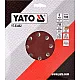 Коло шліфувальне з липучкою Yato YT-83462 для YT-82341 (діам. 180 мм, Р80) фото