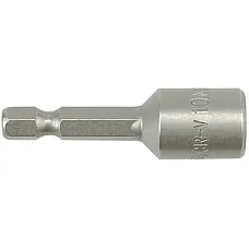 Магнитная торцевая насадка 6-гранная Yato M10x48 мм, HEX Ø = 1/4 (YT-1515) блистер