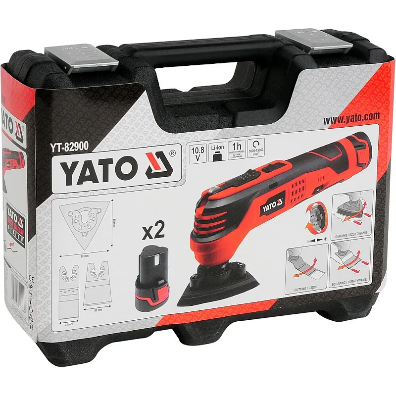Багатофункціональний акумуляторний інструмент Yato YT-82900 фото