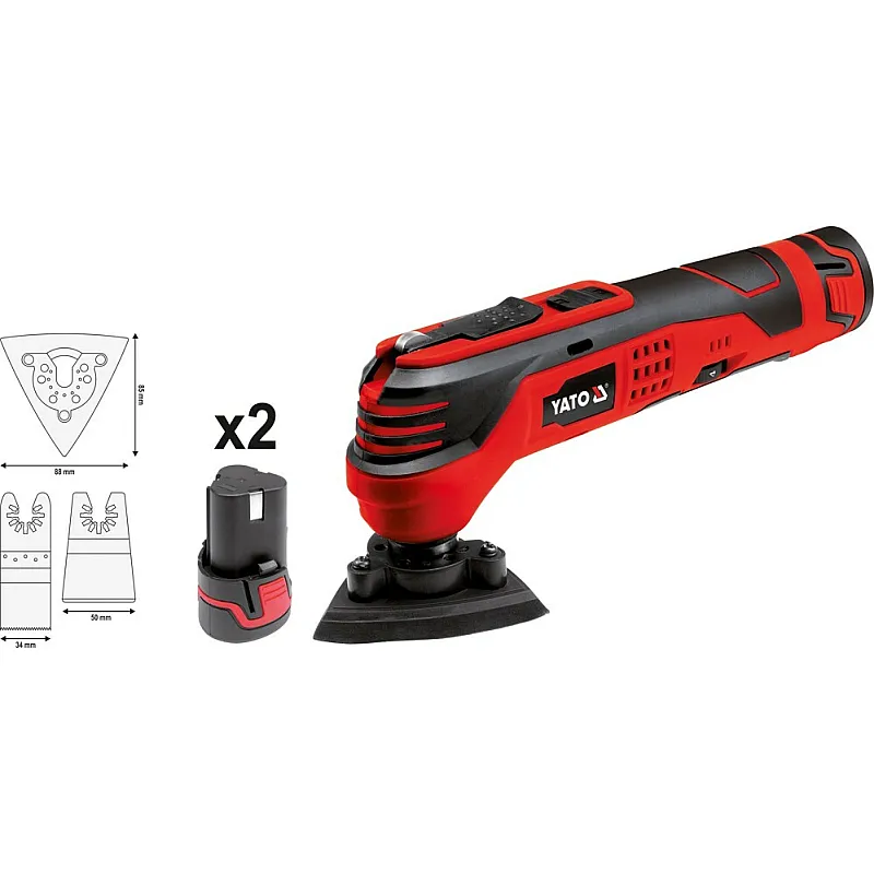 Багатофункціональний акумуляторний інструмент Yato YT-82900 фото