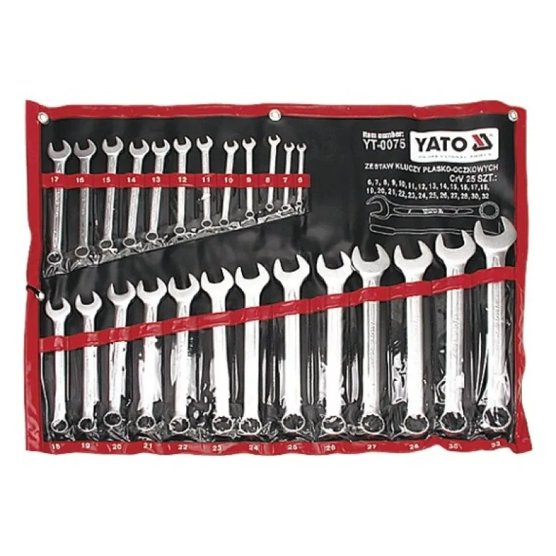 Набір ключів комбінованих Yato YT-0075 фото