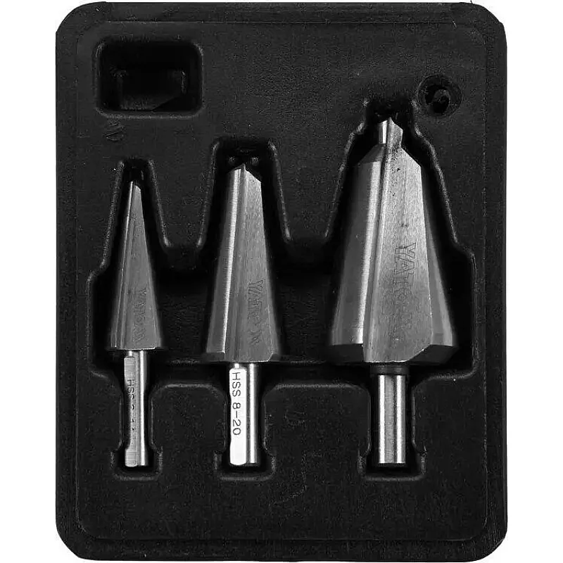 Набір свердл конусних по металу YATO 3 шт. (YT-44730) фото