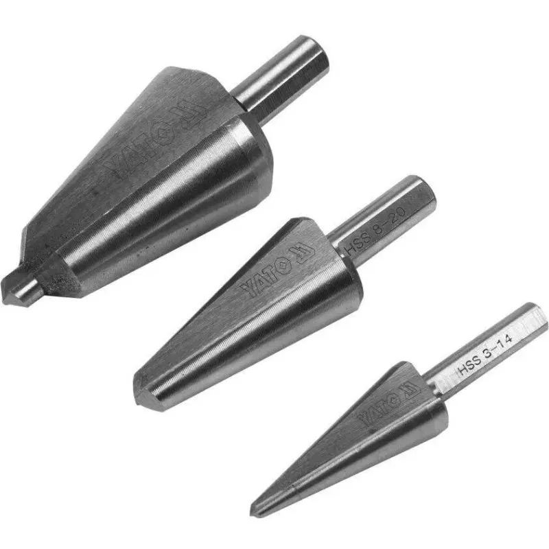 Набір свердл конусних по металу YATO 3 шт. (YT-44730) фото