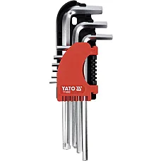 Набір шестигранників 2-10 мм, 9 шт. Yato (YT-0502)