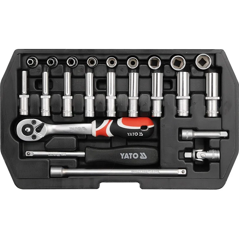 Набір торцевих головок Yato YT-1445 фото