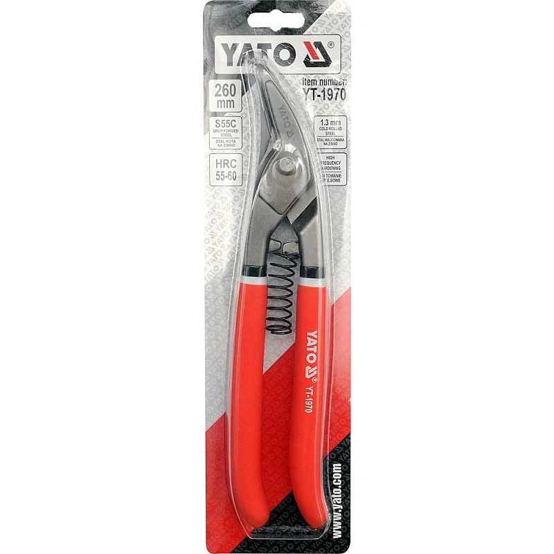 Ножиці з металу Yato 10 L=260 мм (YT-1970) фото