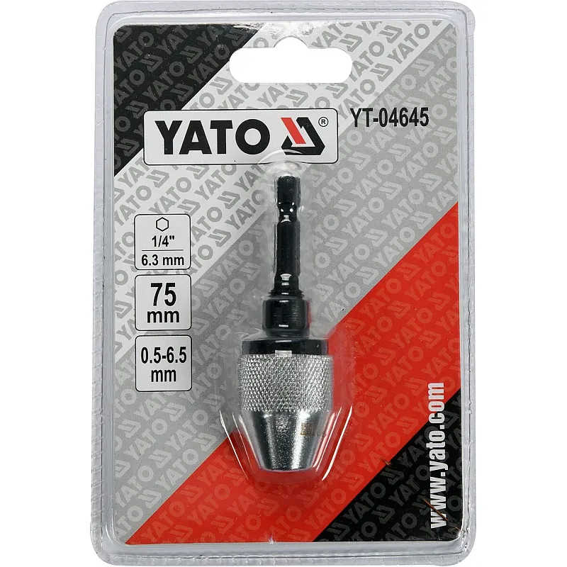 Патрон для дриля Yato 0.5-6.5х75 мм (YT-04645) фото