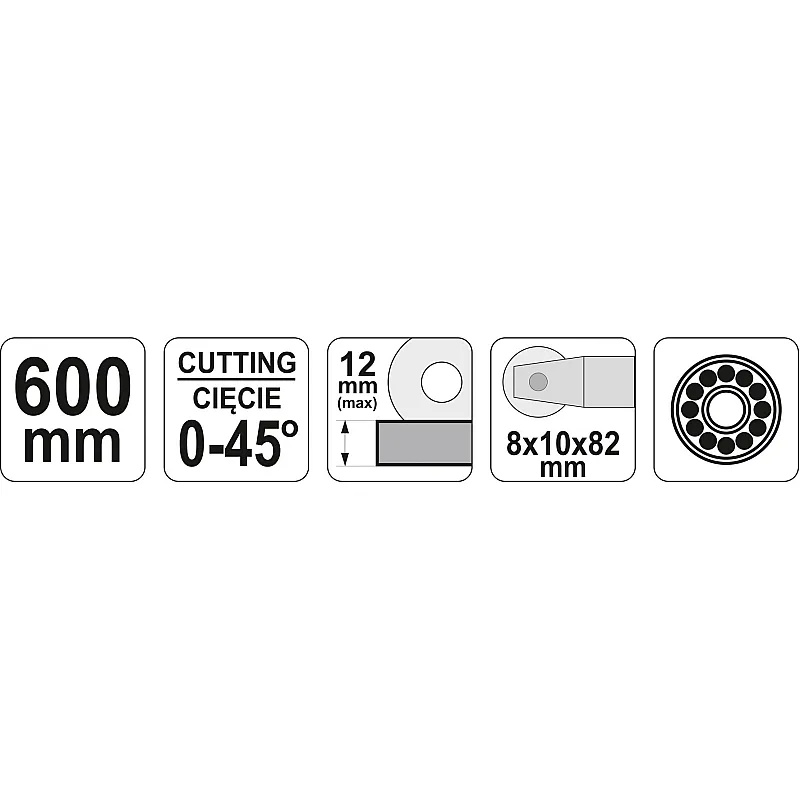 Плиткоріз ручний Yato YT-37036 фото